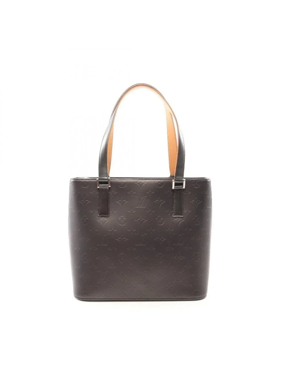 Louis Vuitton Stockton Monogram Matte Noir Leather Handbag